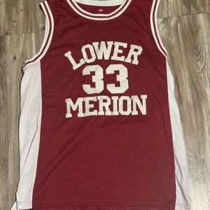 Kobe Lower Merion 33 Red and White Jersey
